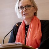 La directrice des finances du canton de Berne, Astrid Bärtschi, s'attend à un petit excédent en 2024 (archives)
